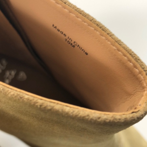 Banana Republic Suede Ankle Heeled Boots 10 - Picture 4 of 6